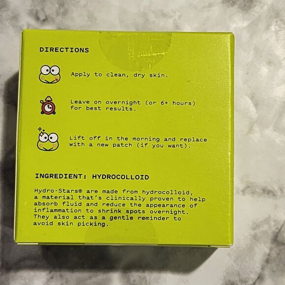 Sanrio Keroppi x Starface Big Compact w/ Mirror and 32 Acne Patches Hello Kitty - Picture 5 of 7